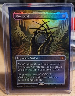 MTG - Mox Opal - Double Masters #362 - Borderless Foil