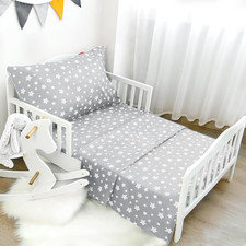 Toddler Bed Sheets, 3 Piece Toddler Sheet Set, Soft Breathable Crib Bedding Set