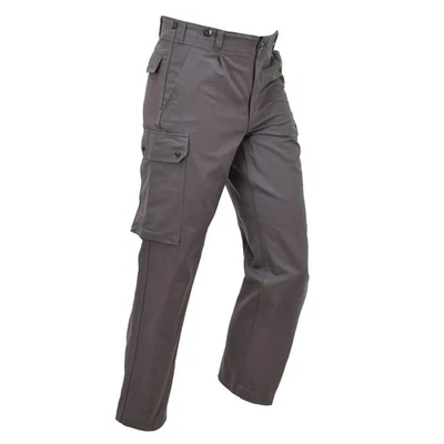 Leo Köhler Pantalon Tactique Militaire Cargo Coton Couleur Gris - Photo 1/4