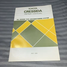toyota cressida air conditioning workshop oem manual guide Nov 1977 Release