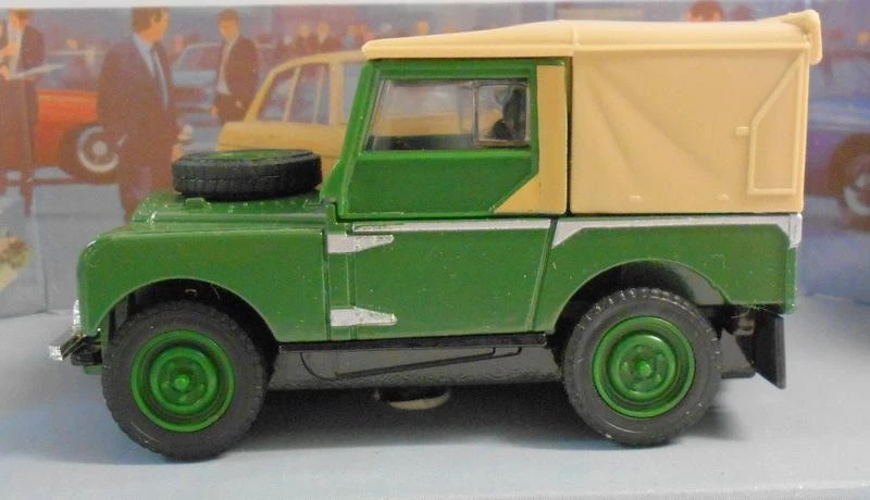 Dinky escala 1/43 diecast modelo DY-9 1949 LAND ROVER VERDE Foto 3 de 4