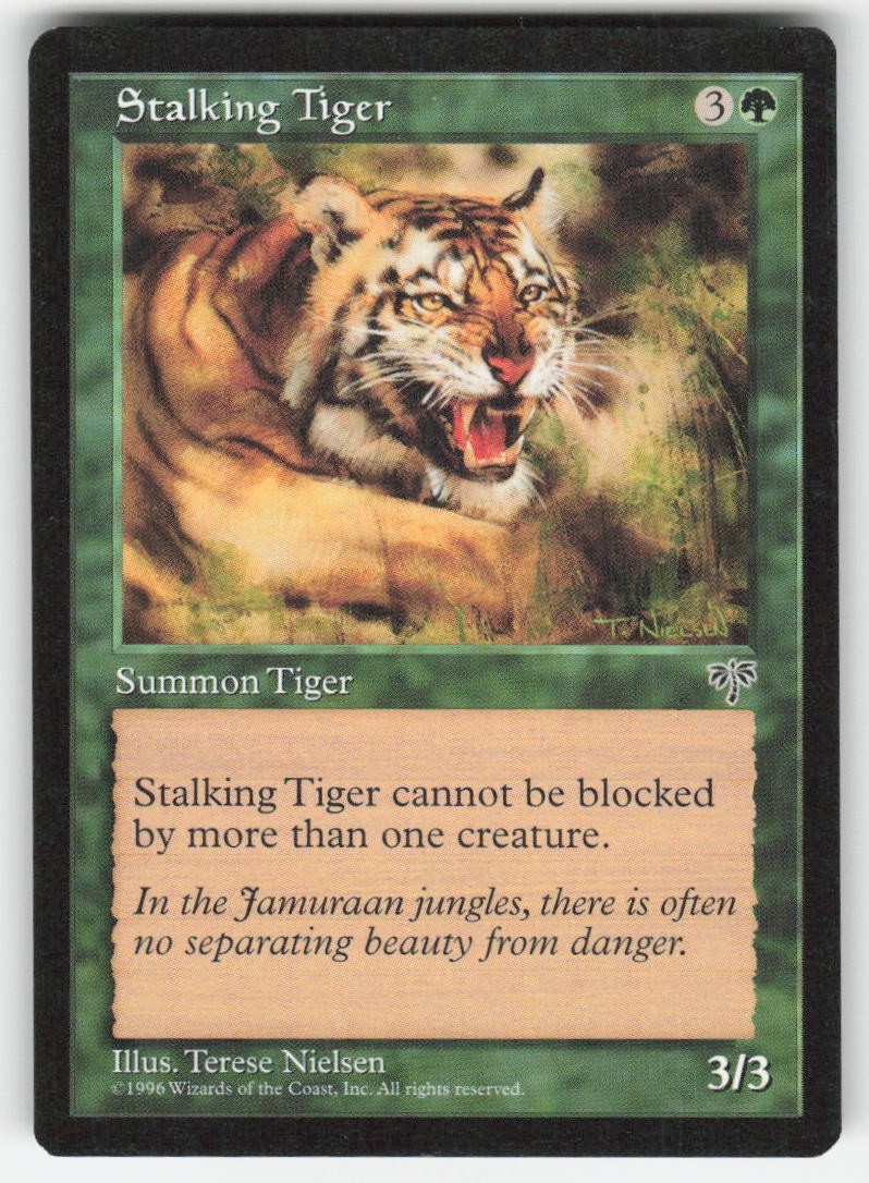 1996 Stalking Tiger Mirage #243 MTG
