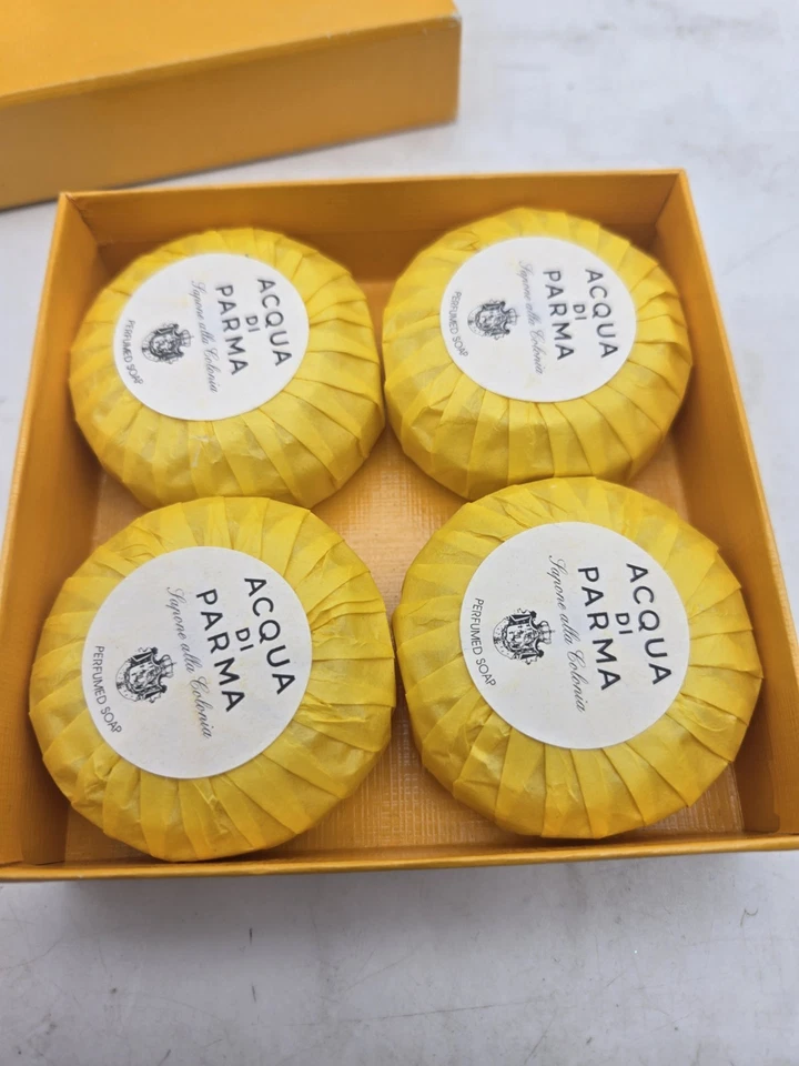 Barra de jabón perfume aqua di parma 1,7 onzas paquete de 4 Foto 2 de 3