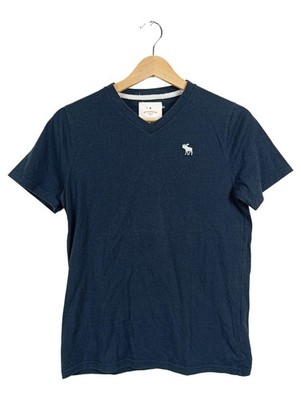 Abercrombie Kids Jungen T-Shirt V-Ausschnitt Blau Gr. 158 13/14 Jahre
