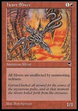 Heart Sliver - Light Play MTG Tempest