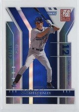 2004 Donruss Elite Extra Edition Status Die-Cut 10/12 Steve Finley #76 g4k