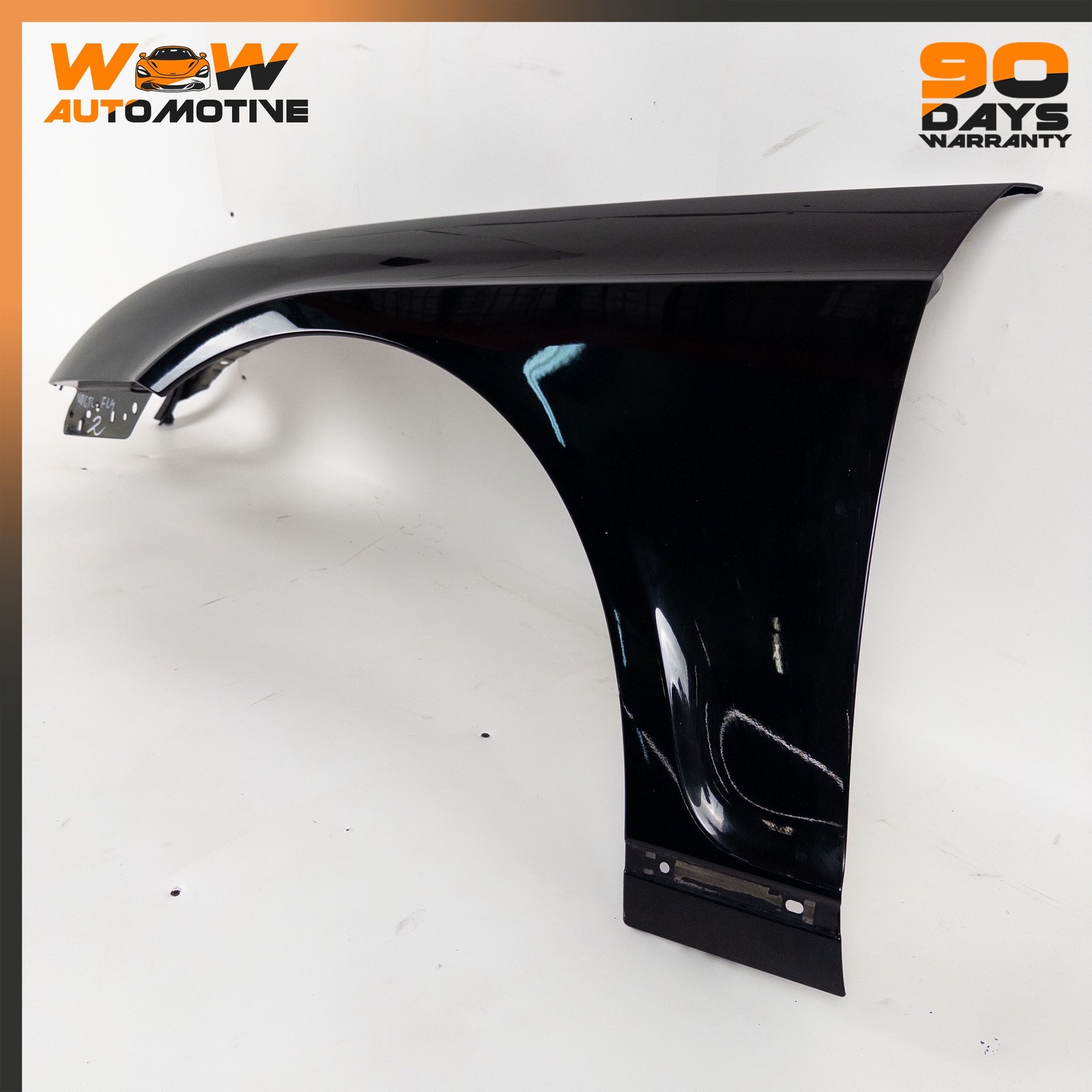 04-13 BENTLEY CONTINENTAL GTC FRONT LEFT DRIVER SIDE FENDER ASSEMBLY BLACK OEM
