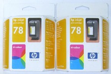 Cartuccia colore originale HP 78 / HP78. Confezione Twin (2). C6578IT. Nuovo con scatola e sigillato.