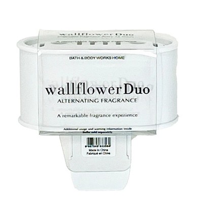 New White SCENT SWITCHING Wallflower DUO Plug Bath & Body Works Soft-Touch