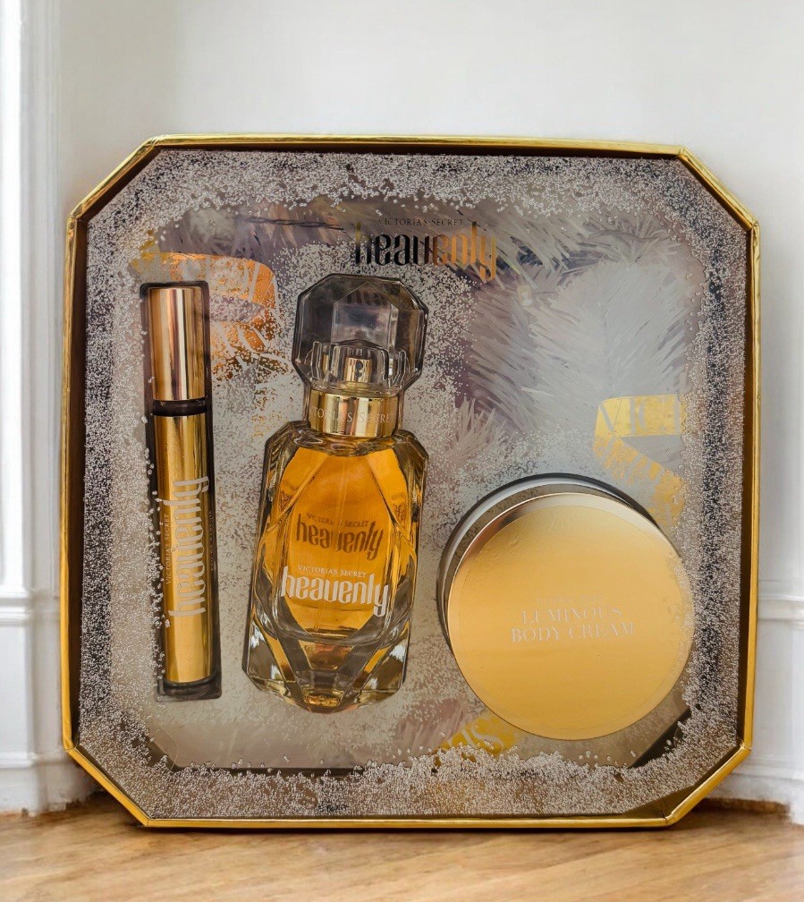 Victoria's Secret Heavenly 3PC Gift Set Perfume Eau de Parfum 1.7