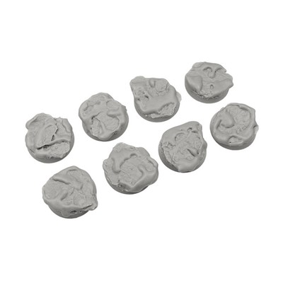 Micro Art Mini Base Shale 32mm Winter Shale - Round Bases Pack New
