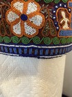 Vintage African Beaded Hat Handmade Yoruba Wedding Kufi w Tassel — photo 9