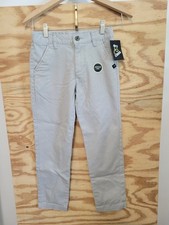 Art Class Girls Chino Casual Uniform Pants Jet Gray Size 8