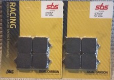 BMW S1000RR Bremsbeläge vorne 09/18 Race Dual Carbon SBS 870 Ducati 998 999 Track
