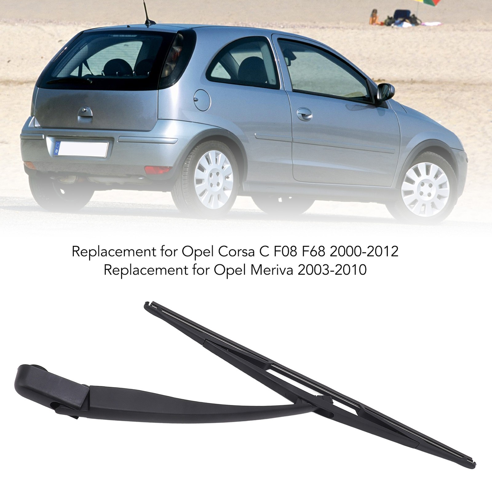 Efficient Rear Windshield Wiper Arm For Clear Vision For Corsa C F08