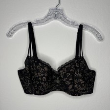 Soma Enticing Lift Balconet Bra 32D Black Lac...