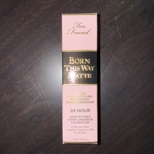 Too Faced Born This Way Matte foundation Caramel Oil Free Waterproof 1 Oz NEW