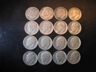 16 Roosevelt Dimes 90% Silver, mixed dates,  Insured lot # 6, free ship