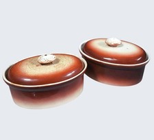  2  terrines  Digoin  ancienne en faience N° 3 Paté/ foie gras 
