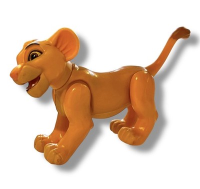 VTG 90s Simba Cub Disney The Lion King 2.5  Posable Figure Plastic Toy B-1