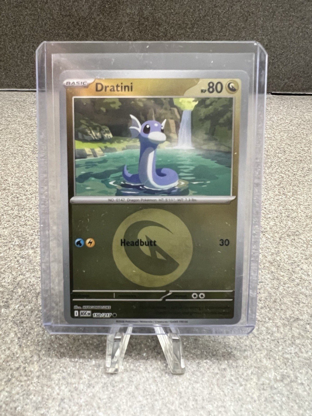 Pokemon Ascended Heroes Dratini 150/217 Reverse Holo