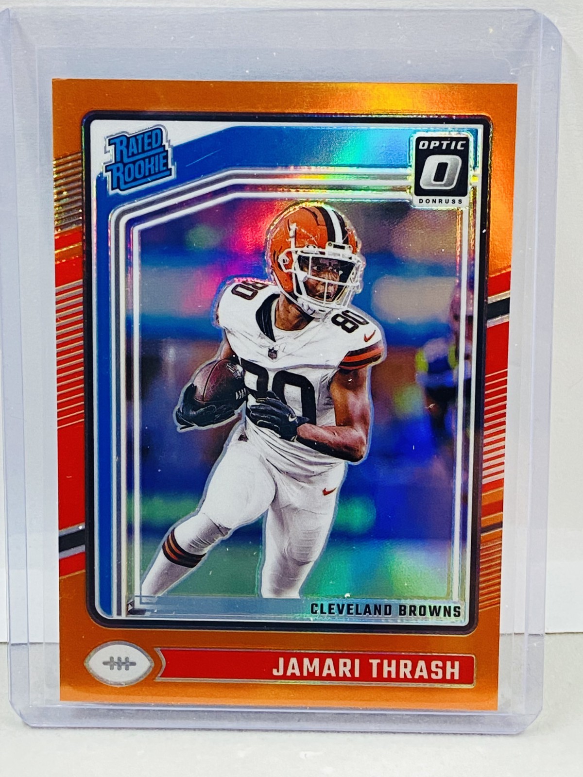 2024 Panini Donruss Optic Jamari Thrash Rated Rookie Orange #132/249
