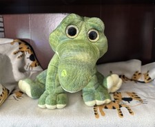 Green Alligator Crocodile Plush Stuffed Animal Large Glitter Eyes 12"