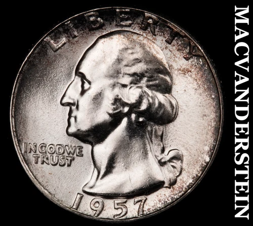 1957 Washington Quarter- Choice Gem Brilliant Uncirculated++++ Luster #G6742