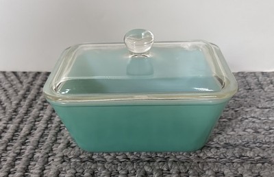 Vintage Maid of Honor Lidded Glass Ovenware/Refrigerator Dish EUC