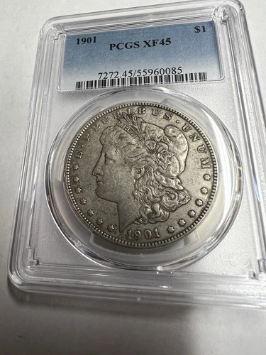 1901 Morgan Dollar. PCGS XF45