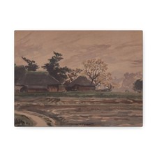 Winckworth Allan Gay - Landscape with Houses - Canvas Wall Art