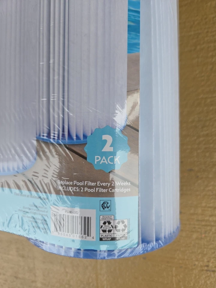 2 Pack Bluescape Type B Pool Filter Pump Replacement Cartridges Model P57B00302 - Image 2 of 4