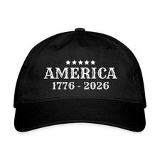 America 1776-2026 With Stars 250th Anniversary Snap-back Baseball Cap