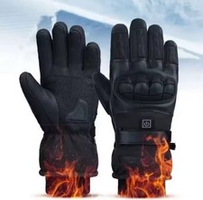 Heated Motorcycle Gloves Rechargeable Battery Heating Gloves Men Women Levels