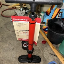 Blackburn Air Tower 3 Bicycle Floor Pump with Mid Gauge, 24" Length