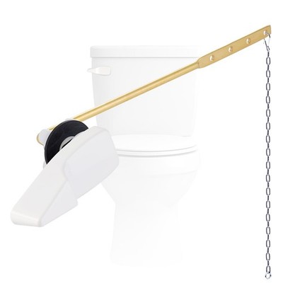 Universal White Front Mount Metal Toilet Handle Replacement Compatible with /...