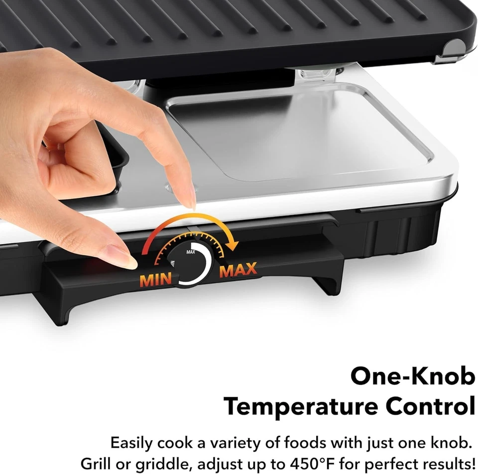 HBN Electric Raclette Table Grill W/ 8 Warming Trays, 2-in-1 Korean BBQ Grill - Image 2 of 4