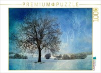 Calvendo Puzzle A Winter Tree | 1000 Pieces, Finished Size 25.2 × 18.9 In (64 ×