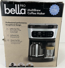 bella PRO MultiBrew 12-Cup Drip & Single-Serv...