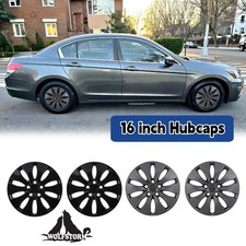 16 In 4pcs Wheel Skins Bolt-on 2008-2012 Honda Accord Sedan Steel Wheels Hubcaps 16 In 4pcs Wheel Skins Bolt-on 2008-2012 Honda Accord Sedan Steel Wheels Hubcaps