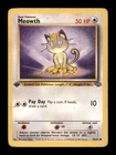 MEOWTH 56/64 C JUNGLE POKEMON 1ST EDITION MP
