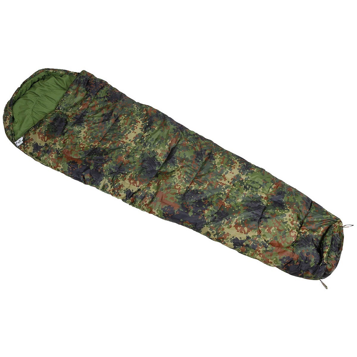 MFH Saco de Dormir Sleeping Bolsa Militar Viajes Excursiones Acampada Flecktarn