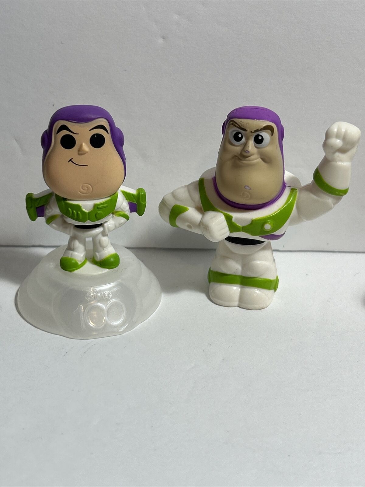 Lot Of 2 Buzz Lightyear Cake Toppers - Disney Pixar Toy Story - Small Fry