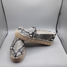Jack Rogers Palmer Espadrille Snake Slip-on Women's 5.5 M Natural