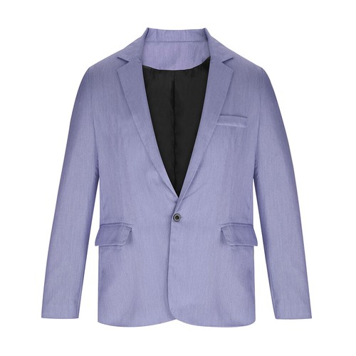Mens Blazer Suit One Button Regular Fit Smart Formal Work Business Jacket Coat - Picture 4 of 32