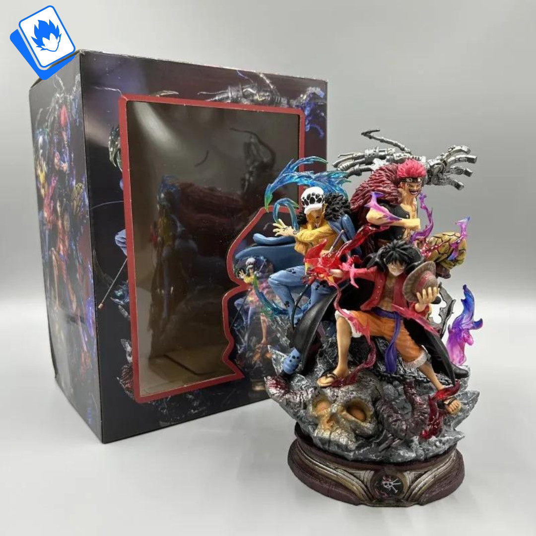 Figura de acción One Piece Luffy Trafalgar Captain 22cm ESTATUA DE COLECCIÓN ...