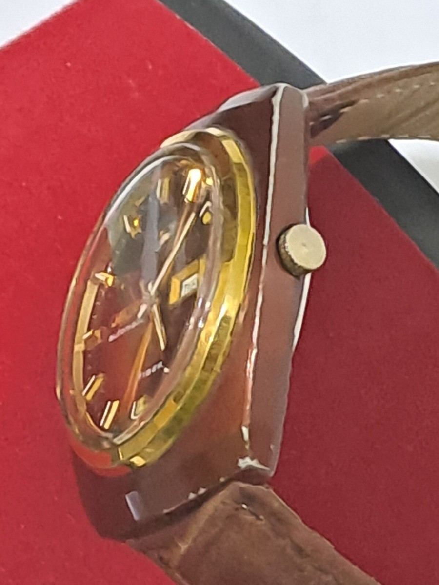 RARE ENICAR TIGER OCEAN 167.01.39 AUTOMATIC VINTAGE DAY DATE SWISS