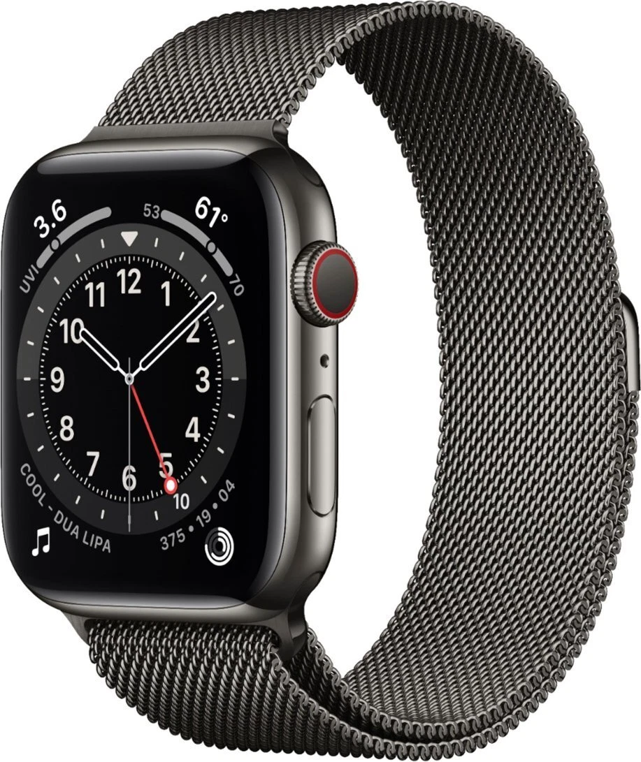 New Open Box Apple Watch Series 6 (GPS+Cellular) 44mm Graphite