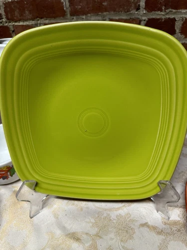 Fiesta SQUARE DINNER PLATE - LEMONGRASS - very good second