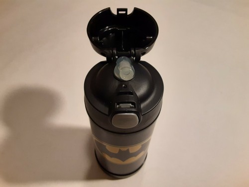 Thermos DC Comics Batman Funtainer Stainless Steel Kids Water Bottle 12 ounce oz - Picture 2 of 6